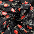 Elegant Floral Over Black Base Digital Printed Fabric – pg 0 0ta06659p1 110 elegant floral over black base digital printed fabric 1