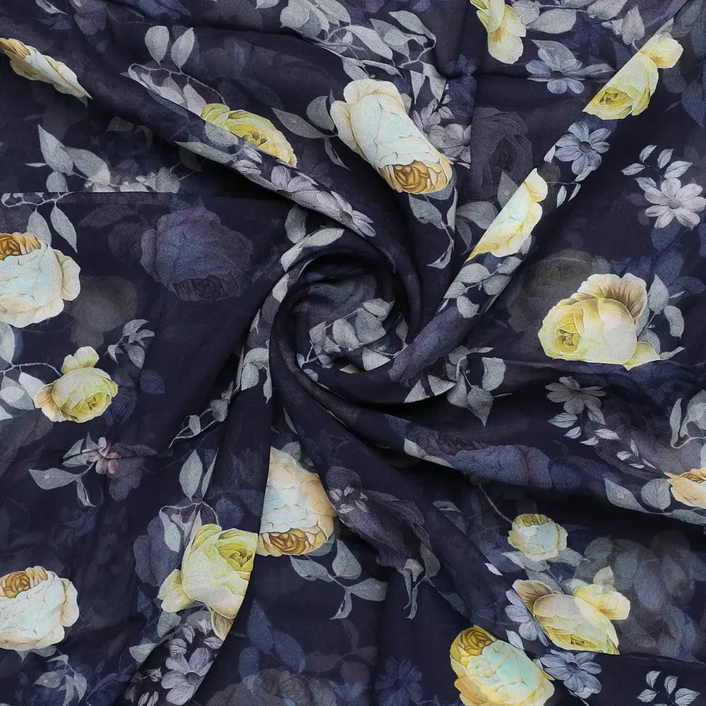 A Floral Print for Twilight Hours