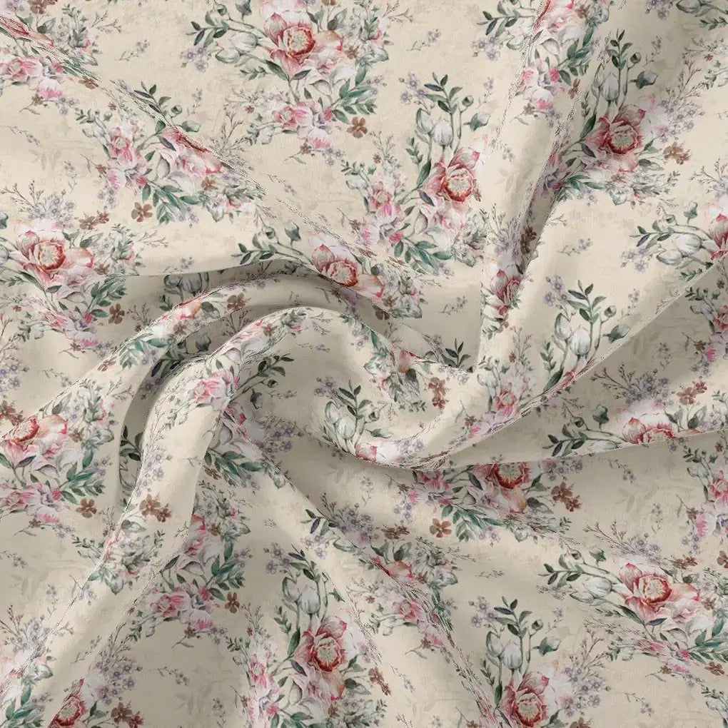 Cool Summer Carnation Flower Digital Printed Fabric - Pure Georgette – pg 0 ma012925 110 cool summer carnation flower digital printed fabric pure georgette 1