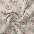 Cool Summer Carnation Flower Digital Printed Fabric - Pure Georgette – pg 0 ma012925 110 cool summer carnation flower digital printed fabric pure georgette 1