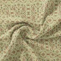 Pista Green Baroque Pure Georgette Printed Fabric Material – pg 0 ma013977 110 pista green baroque pure georgette printed fabric material 1
