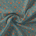 Brown Jecobean Floral Pure Georgette Printed Fabric Material – pg 0 ma014768 110 brown jecobean floral pure georgette printed fabric material 1