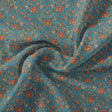 Brown Jecobean Floral Pure Georgette Printed Fabric Material – pg 0 ma014768 110 brown jecobean floral pure georgette printed fabric material 1
