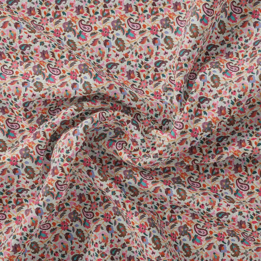 Paisley Multicolor Printed Pure Georgette Fabric – pg 0 ma014855 110 paisley multicolor printed pure georgette fabric 1