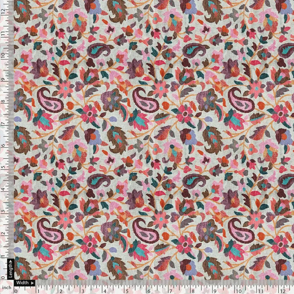 Paisley Multicolor Printed Pure Georgette Fabric – pg 0 ma014855 110 paisley multicolor printed pure georgette fabric 5