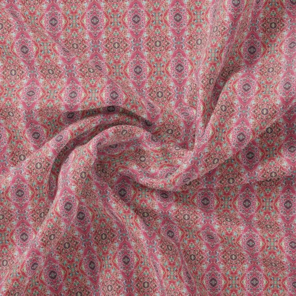 Classical Damask With Charm Colour Digital Printed Fabric - Pure Georgette – pg 0 ma01526 110 classical damask with charm colour digital printed fabric pure georgette 1