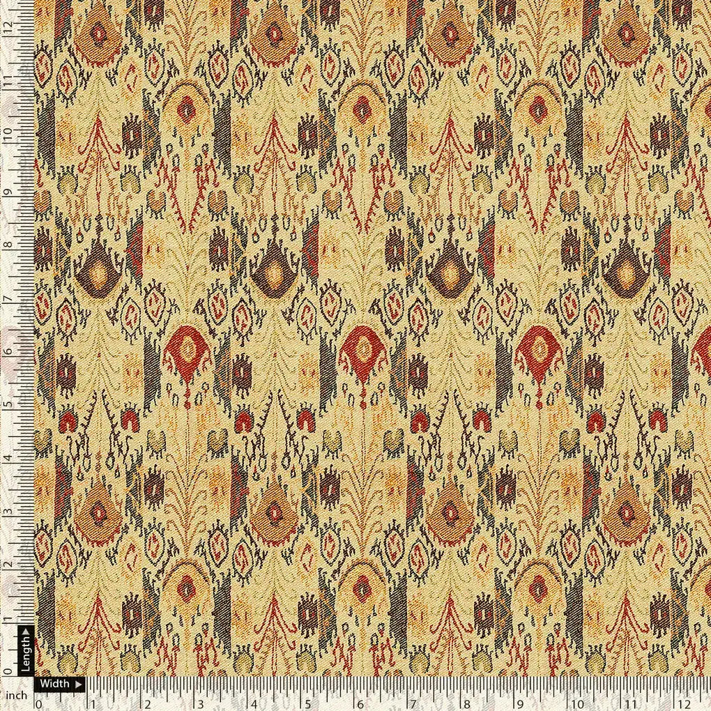 Golden Ikat Pure Georgette Printed Fabric Material – pg 0 ma015262 110 golden ikat pure georgette printed fabric material 5