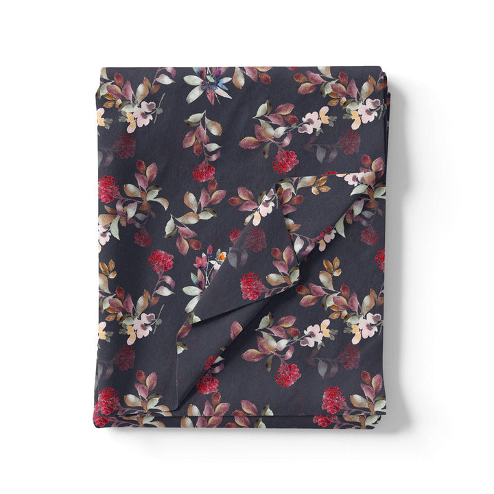 Fedora Flower Pure Georgette Printed Fabric - FAB VOGUE Studio®