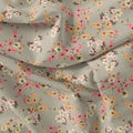 Beautiful Ditsy Gold Sand With Pot Pourri Colour Digital Printed Fabric - Pure Georgette – pg 0 ma017741 110 beautiful ditsy gold sand with pot pourri colour digital printed fabric pure georgette 3