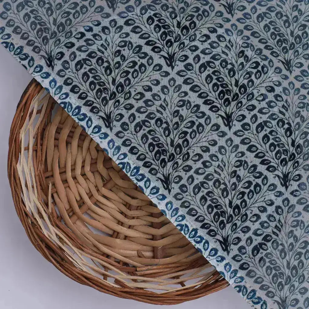 Morpich Block Digital Printed Fabric  - Pure Georgette – pg 0 ma01986 110 morpich block digital printed fabric pure georgette 2