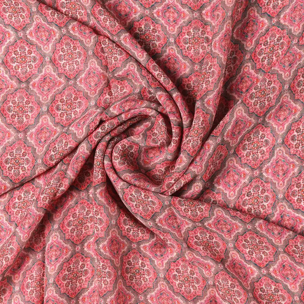 Decorative Morden Lifestyle Medallion Digital Printed Fabric - Pure Georgette – pg 0 ma02064 110 decorative morden lifestyle medallion digital printed fabric pure georgette 1