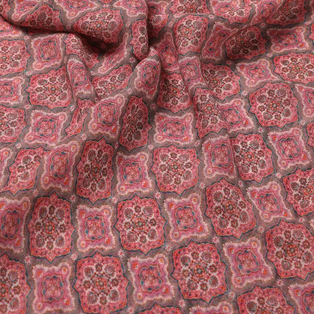 Decorative Morden Lifestyle Medallion Digital Printed Fabric - Pure Georgette – pg 0 ma02064 110 decorative morden lifestyle medallion digital printed fabric pure georgette 3