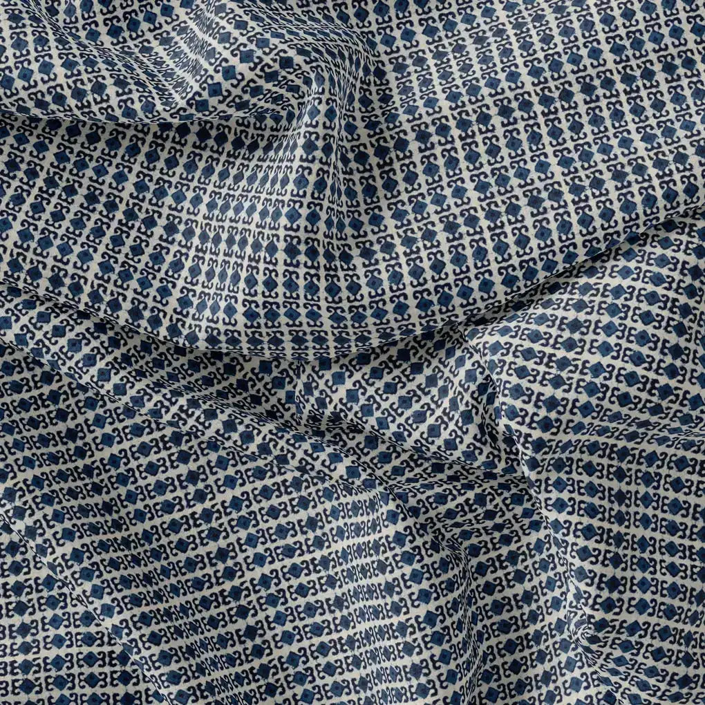Greek Key Seamless Repeat Digital Printed Fabric - Pure Georgette – pg 0 ma02241 110 greek key seamless repeat digital printed fabric pure georgette 3