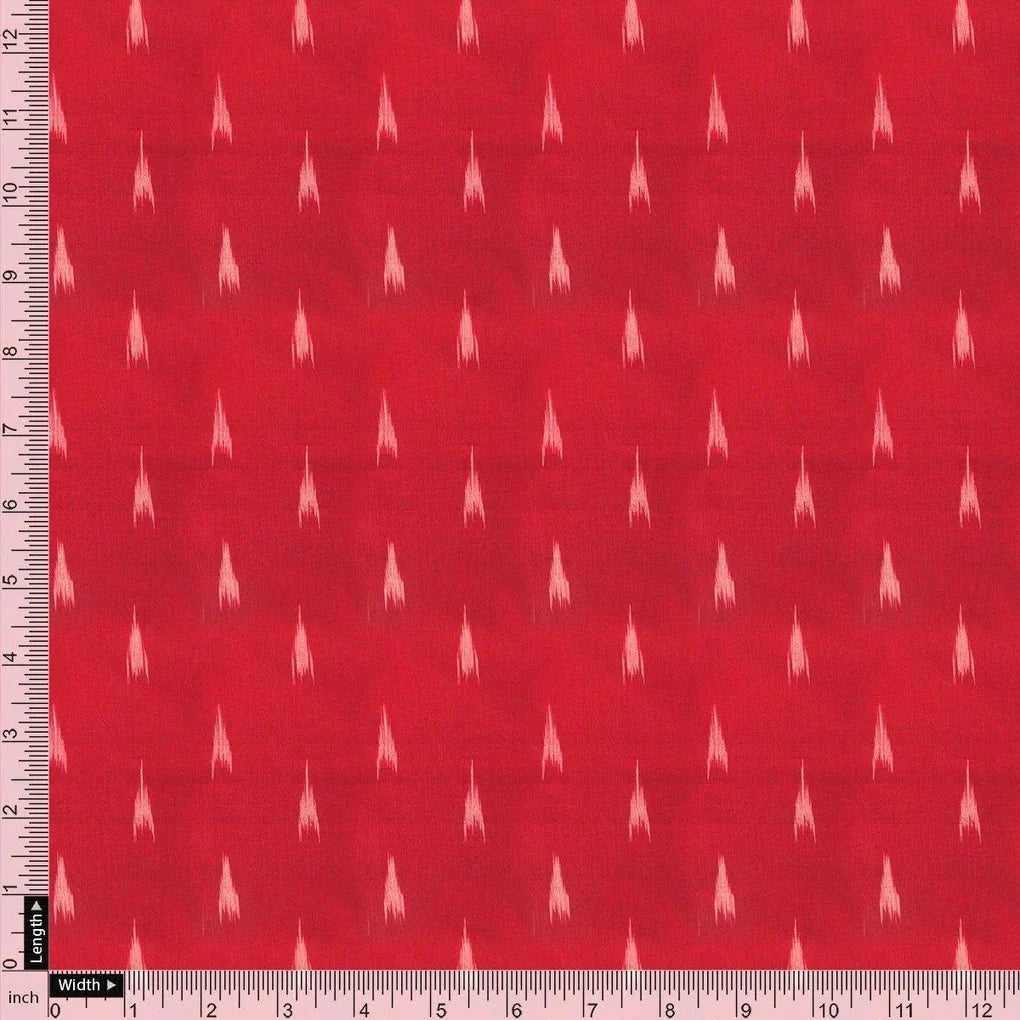 Red Polka Motif Digital Printed Fabric - Pure Georgette – pg 0 ma02270 110 red polka motif digital printed fabric pure georgette 4