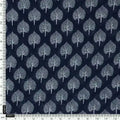 Stylized Mepal Leaf Motif Digital Printed Fabric - Pure Georgette – pg 0 ma02999 110 stylized mepal leaf motif digital printed fabric pure georgette 4