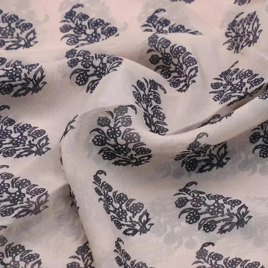 Block Print Motif Digital Printed Fabric - Pure Georgette – pg 0 ma03105p4 110 block print motif digital printed fabric pure georgette 3