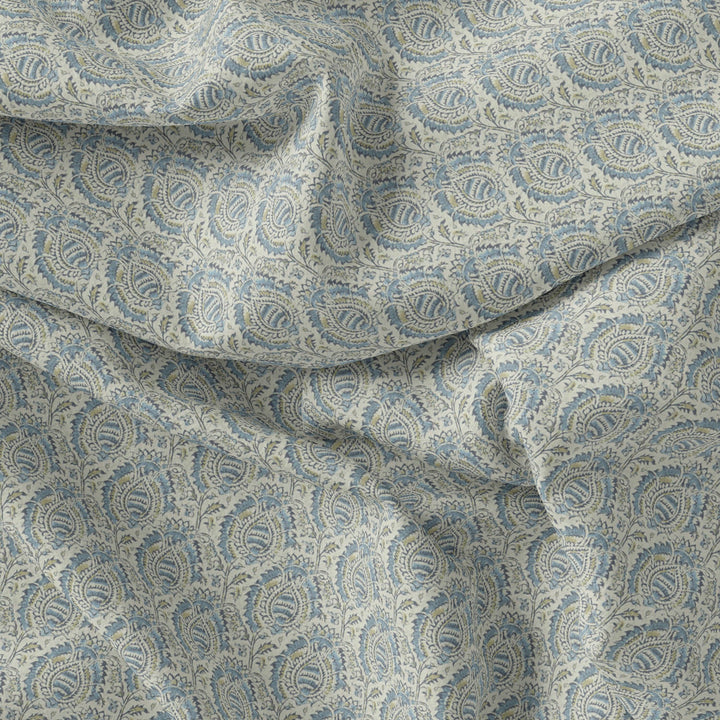 Innovative Art Of Leaves Digital Printed Fabric - Pure Georgette - FAB VOGUE Studio®