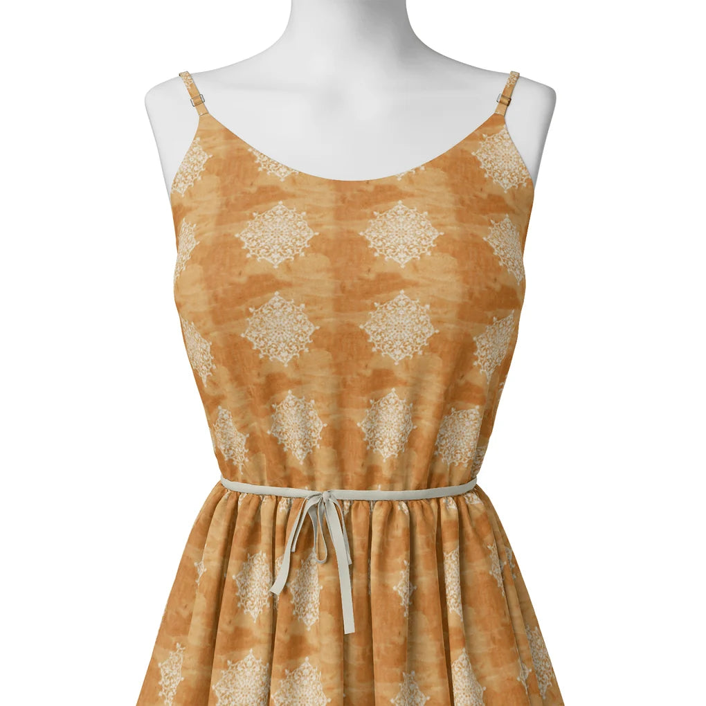 Golden Aborignal Pure Georgette Printed Fabric Material – pg 0 ma03953 110 golden aborignal pure georgette printed fabric material 2