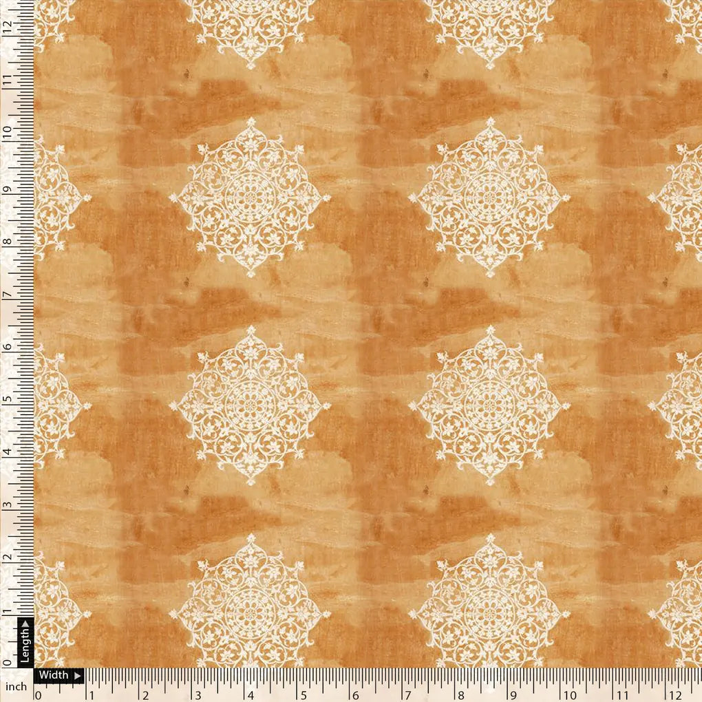 Golden Aborignal Pure Georgette Printed Fabric Material – pg 0 ma03953 110 golden aborignal pure georgette printed fabric material 5