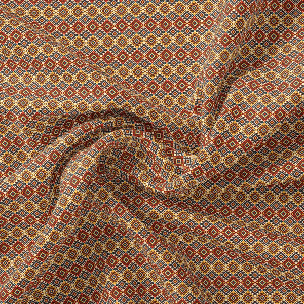 Multicolor Argyle Pure Georgette Printed Fabric Material – pg 0 ma04315 110 multicolor argyle pure georgette printed fabric material 1