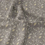 Brown Leaves With Stalk Digital Printed Fabric - Pure Georgette – pg 0 ma06380 110 brown leaves with stalk digital printed fabric pure georgette 1