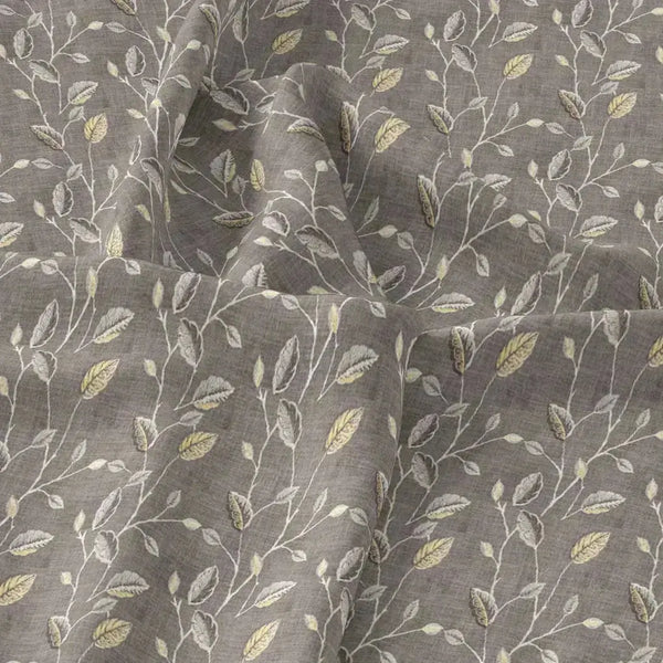 Brown Leaves With Stalk Digital Printed Fabric - Pure Georgette – pg 0 ma06380 110 brown leaves with stalk digital printed fabric pure georgette 1
