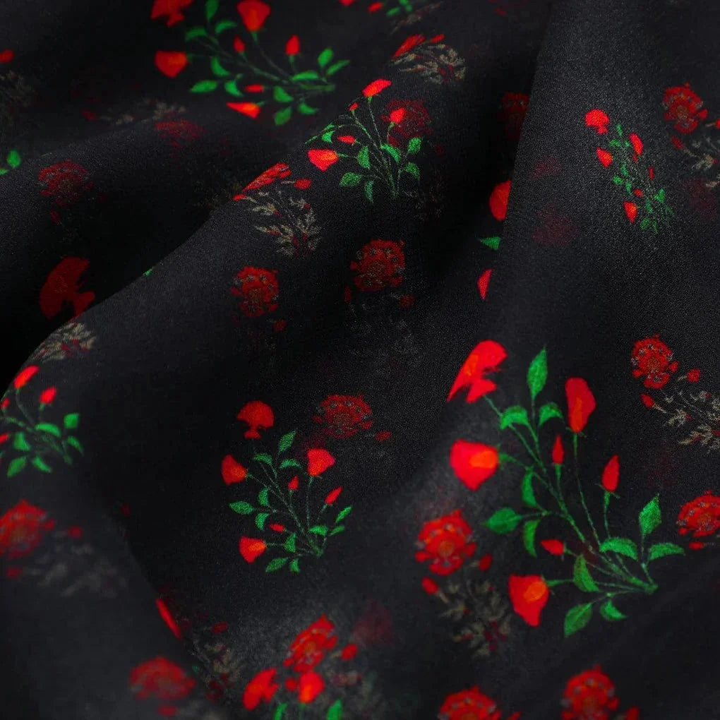 Red Flower over Black Base Difgital Printed Fabric – pg 0 ma06441 110 red flower over black base difgital printed fabric 3