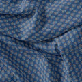 Lovely Blue Port Tree Leaves Digital Printed Fabric - Pure Georgette – pg 0 ma0669 110 lovely blue port tree leaves digital printed fabric pure georgette 3