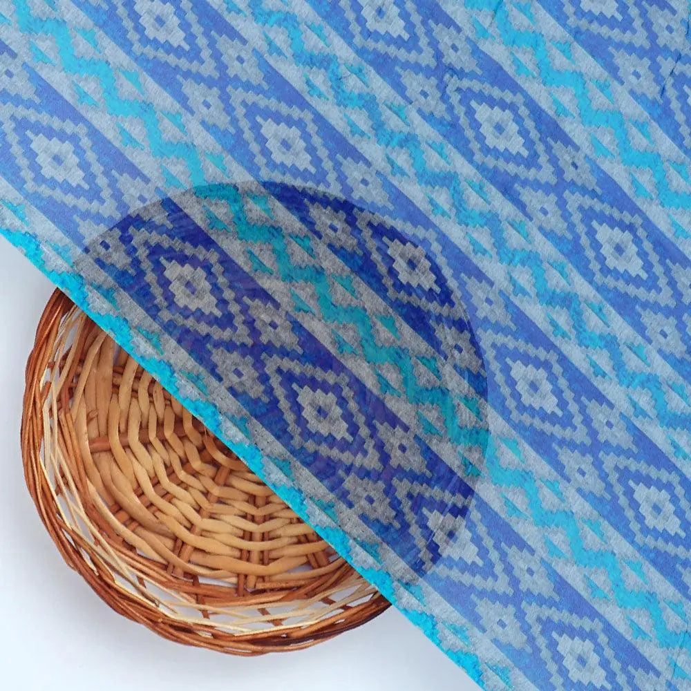 Metallic Seaweed Strips Pure Georgette Printed Fabric Material – pg 0 ma08485p1 110 metallic seaweed strips pure georgette printed fabric material 2
