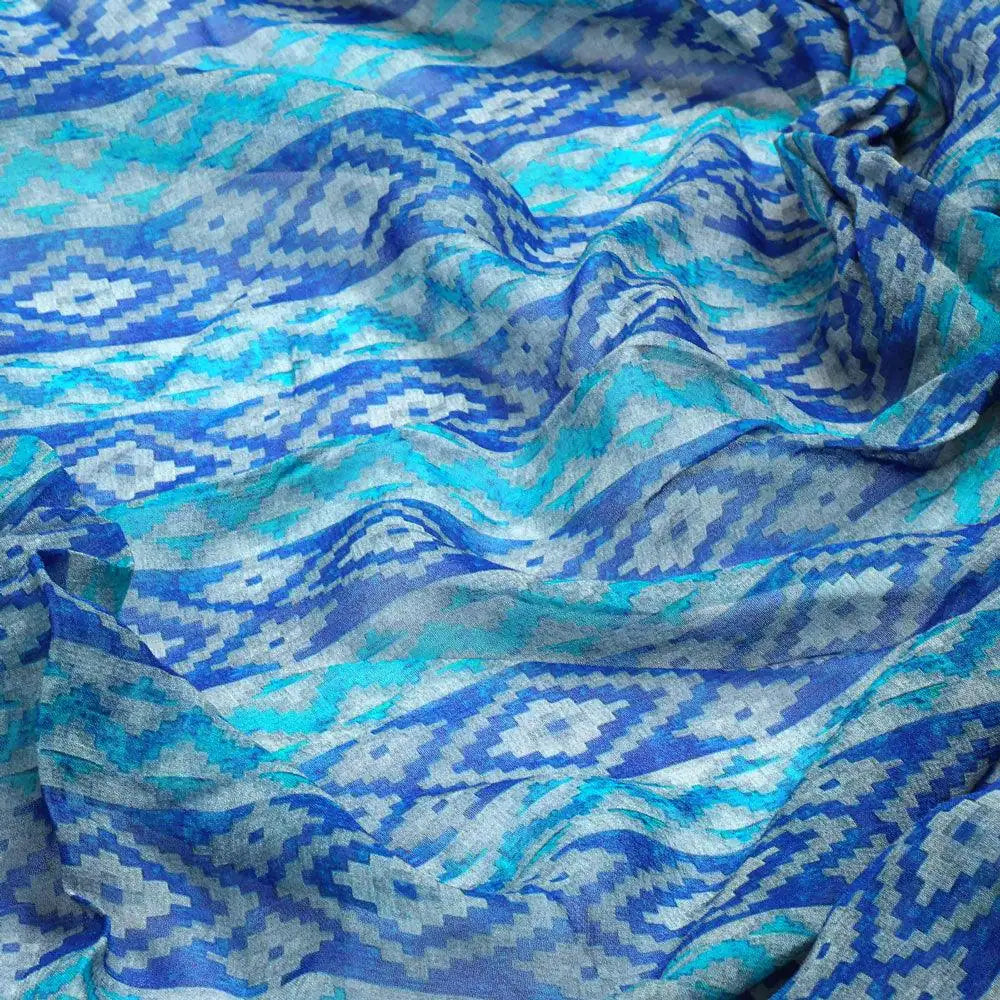 Metallic Seaweed Strips Pure Georgette Printed Fabric Material – pg 0 ma08485p1 110 metallic seaweed strips pure georgette printed fabric material 3