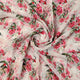 Beautifull Pink Calendula Flower Digital Printed Fabric - Pure Georgette – pg 0 ma08529 110 beautifull pink calendula flower digital printed fabric pure georgette 1