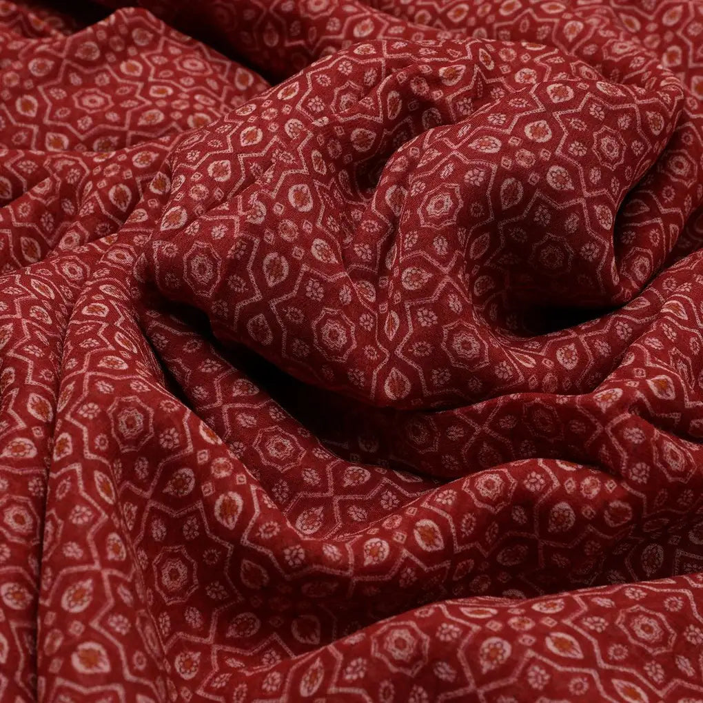 Creative Seamless Multi Types Clover Digital Printed Fabric - Pure Georgette – pg 0 ma0942 110 creative seamless multi types clover digital printed fabric pure georgette 3