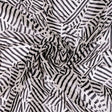Attractive Black Strips With Bone Colour Digital Printed Fabric - Pure Georgette – pg 0 ta0078 110 attractive black strips with bone colour digital printed fabric pure georgette 1