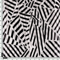 Attractive Black Strips With Bone Colour Digital Printed Fabric - Pure Georgette – pg 0 ta0078 110 attractive black strips with bone colour digital printed fabric pure georgette 4