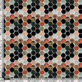 Seamless Hexagon Rainbow Pattern Digital Printed Fabric - Pure Georgette – pg 0 ta0081 110 seamless hexagon rainbow pattern digital printed fabric pure georgette 4