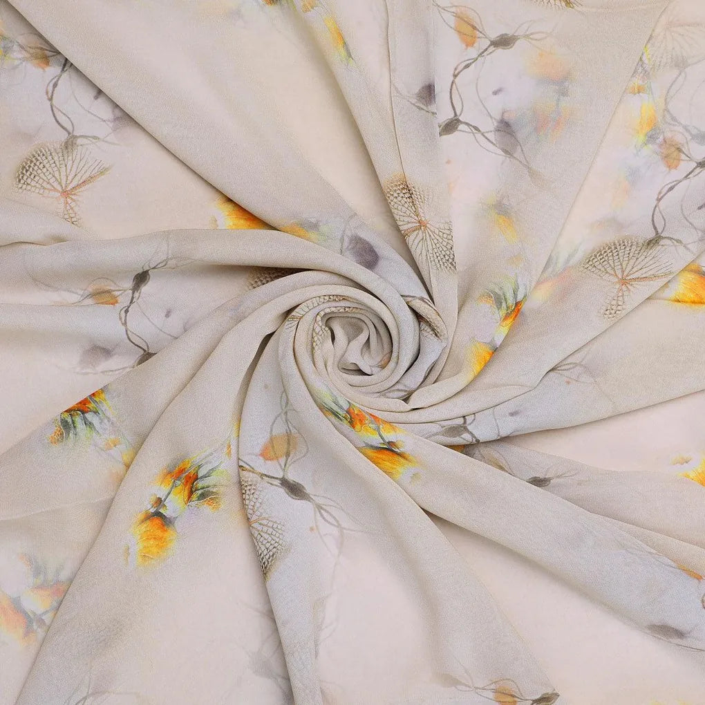 Yellow Leaves Printed Pure Georgette Fabric – pg 0 ta010804p7 110 yellow leaves printed pure georgette fabric 1