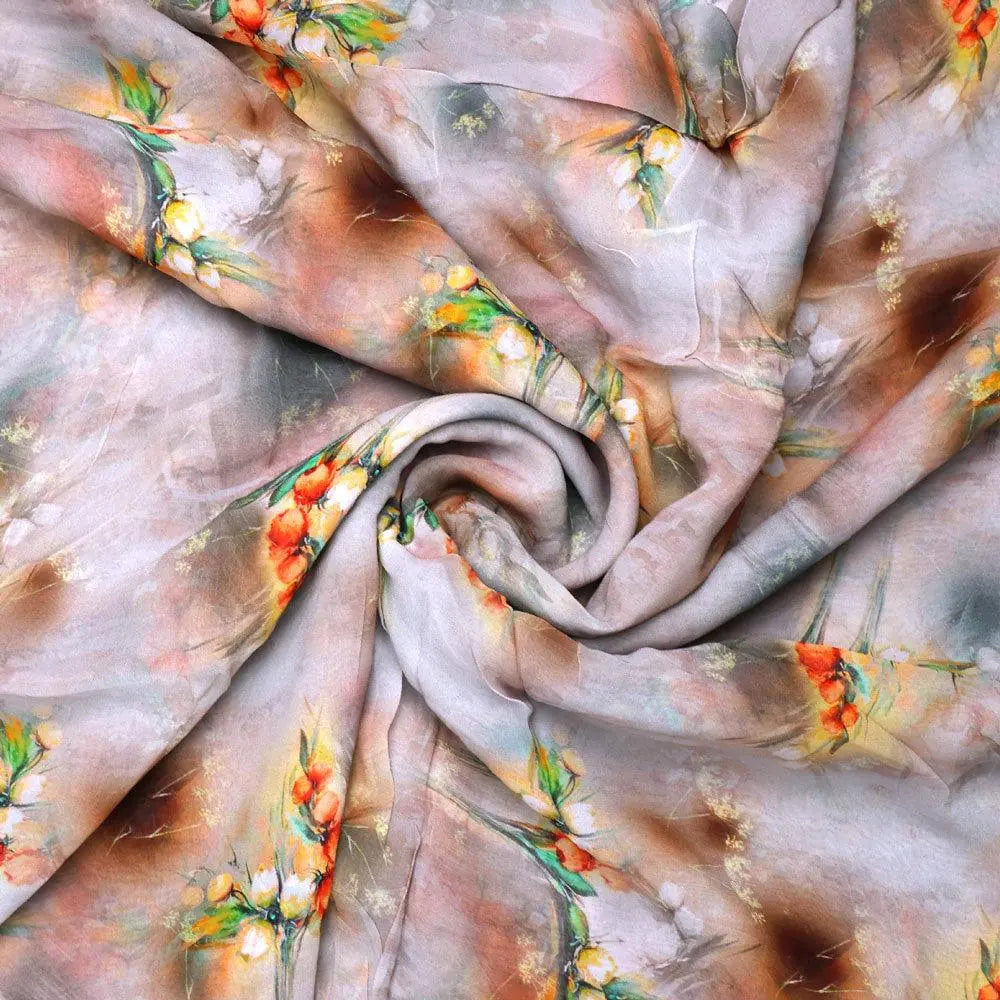 Green Flower Pure Georgette Printed Fabric – pg 0 ta010986 110 green flower pure georgette printed fabric 1