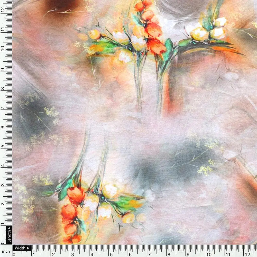 Green Flower Pure Georgette Printed Fabric – pg 0 ta010986 110 green flower pure georgette printed fabric 4