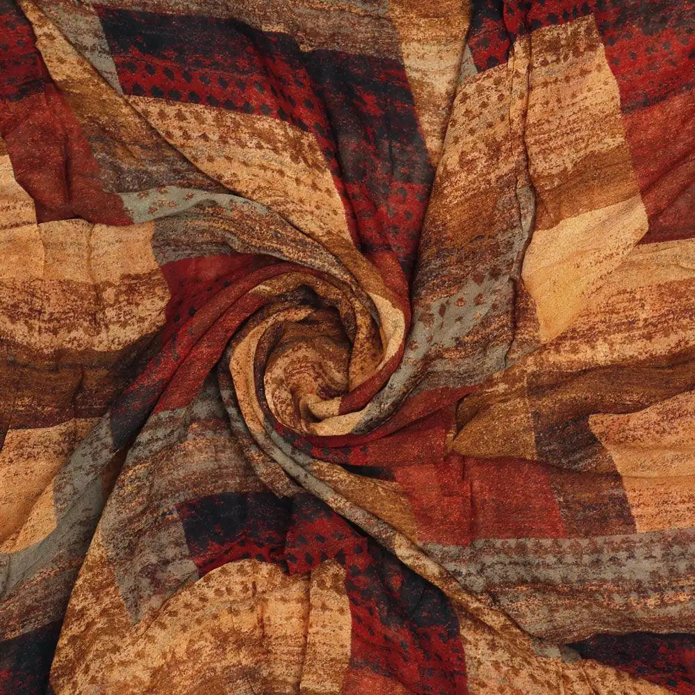 Decorative Morden Art Digital Printed Fabric - Pure Georgette – pg 0 ta0110 110 decorative morden art digital printed fabric pure georgette 1