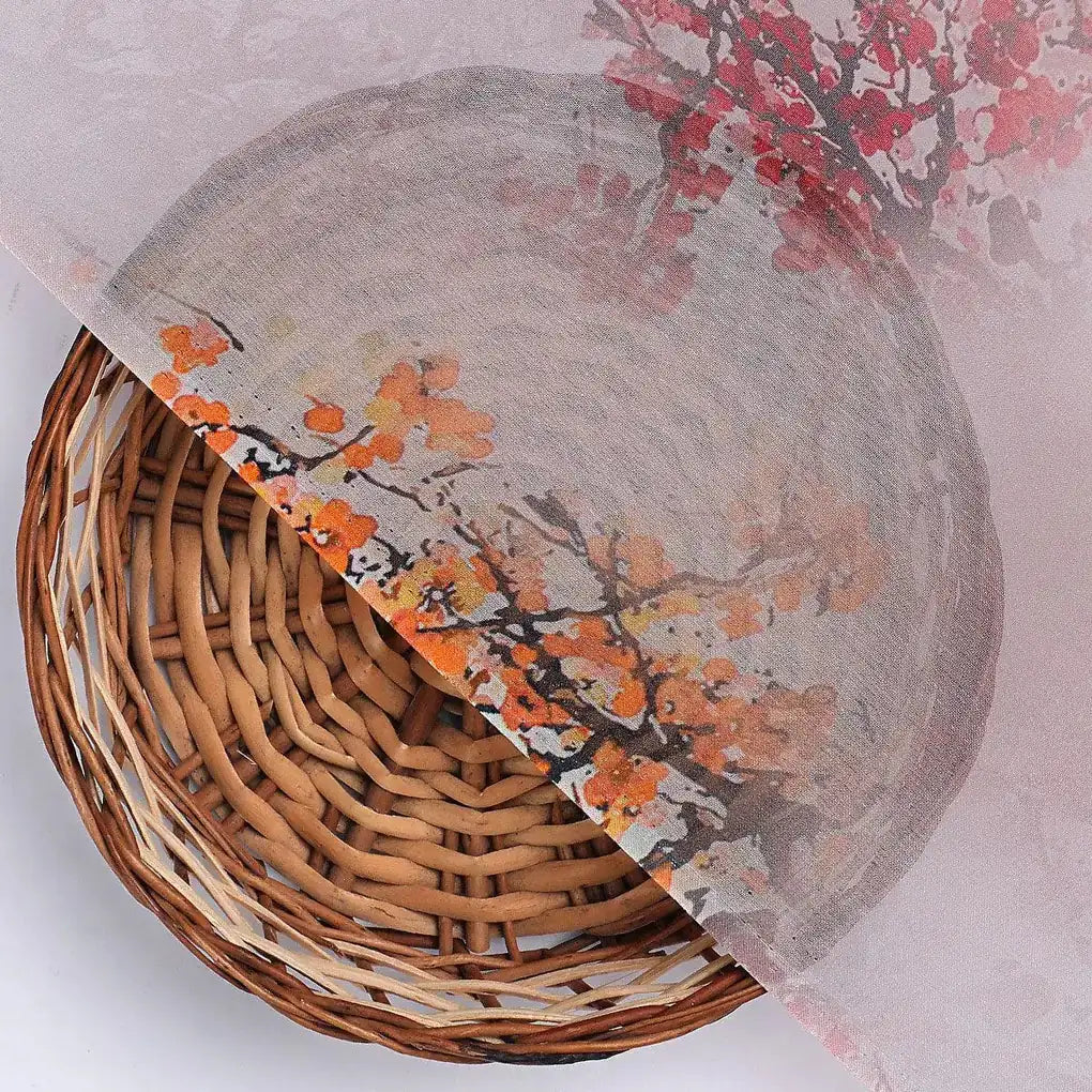 Misty Rose Leaves Printed Pure Georgette Fabric – pg 0 ta011242p2 110 misty rose leaves printed pure georgette fabric 2