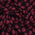 Beautiful Red Floral Over Dark Blue Base Printed Fabric – pg 0 ta01245 110 beautiful red floral over dark blue base printed fabric 1