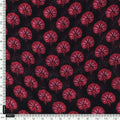 Beautiful Red Floral Over Dark Blue Base Printed Fabric – pg 0 ta01245 110 beautiful red floral over dark blue base printed fabric 4