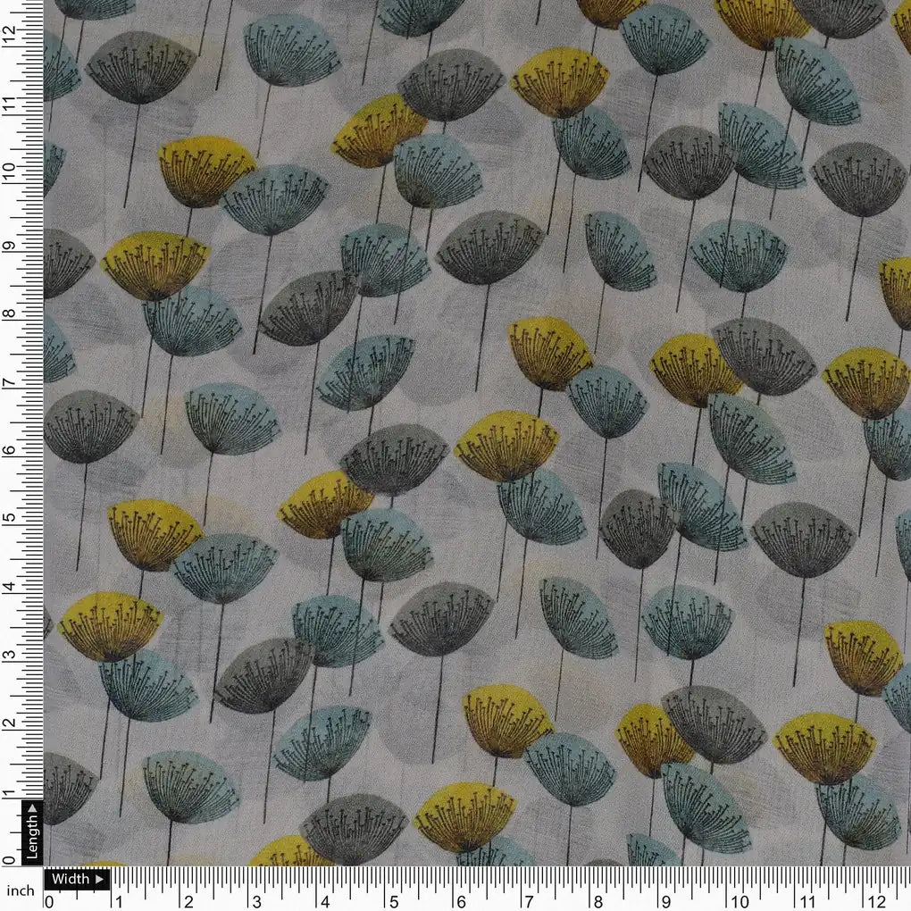 Tiny Beautiful Galliano Colour Flower Digital Printed Fabric - Pure Georgette – pg 0 ta0128 110 tiny beautiful galliano colour flower digital printed fabric pure georgette 4