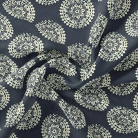 Seamless Rounded Suzani Art Digital Printed Fabric - Pure Georgette – pg 0 ta0136 110 seamless rounded suzani art digital printed fabric pure georgette 1