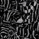 French Black And White Ghost Digital Printed Fabric - Pure Georgette – pg 0 ta0150 110 french black and white ghost digital printed fabric pure georgette 1