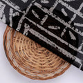 French Black And White Ghost Digital Printed Fabric - Pure Georgette – pg 0 ta0150 110 french black and white ghost digital printed fabric pure georgette 2