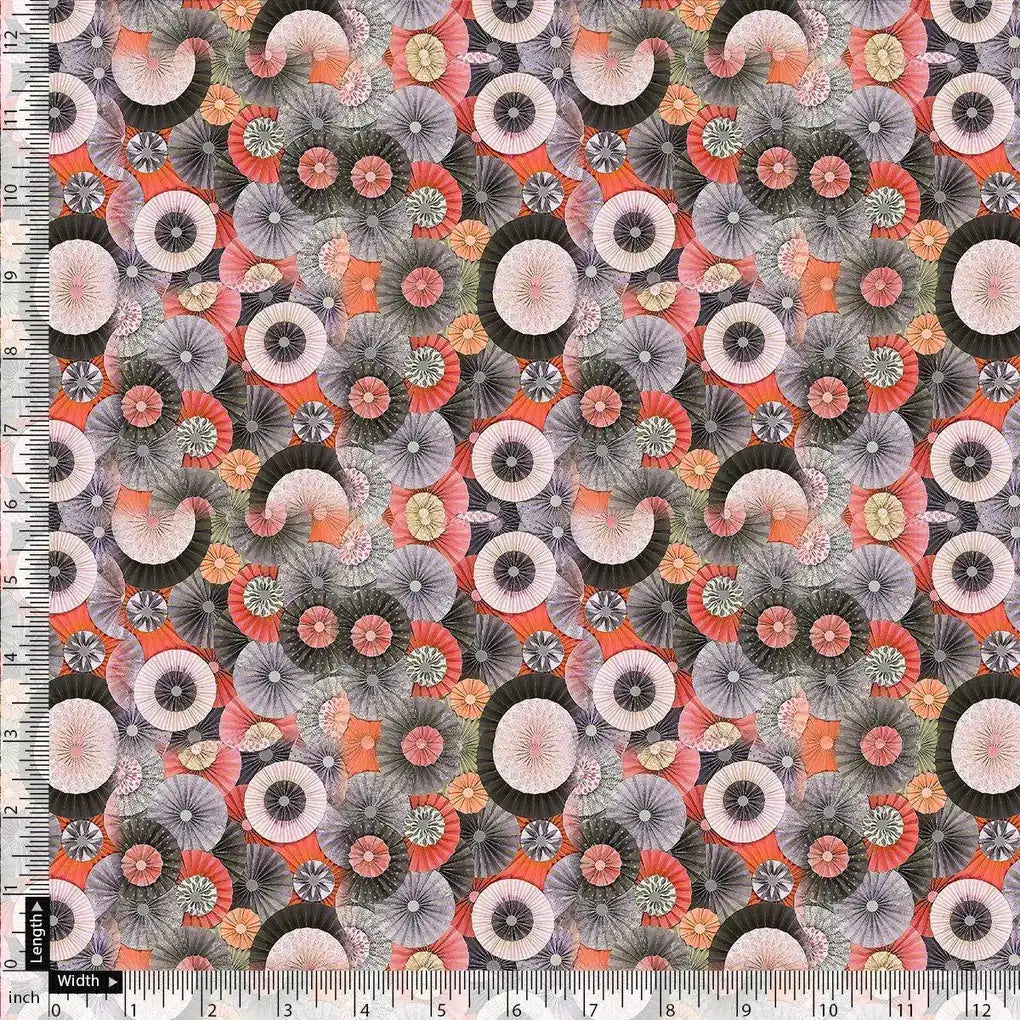 Glam Polished Multicolour Rounded Digital Printed Fabric - Pure Georgette – pg 0 ta0156 110 glam polished multicolour rounded digital printed fabric pure georgette 4