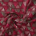 Bold Colourful Mahogany Leaf Digital Printed Fabric - Pure Georgette – pg 0 ta0169 110 bold colourful mahogany leaf digital printed fabric pure georgette 1