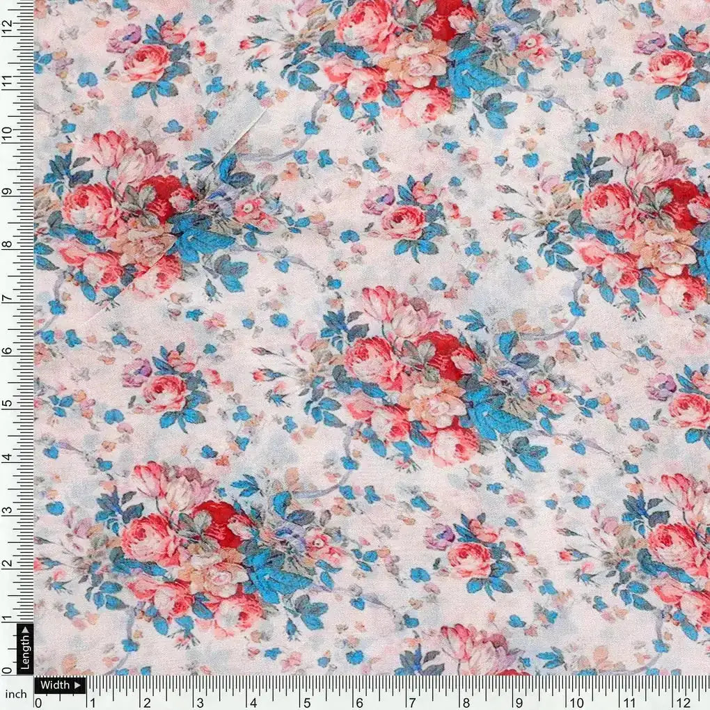 Beautiful Ditsy Flowers On Blue Digital Printed Fabric - Pure Georgette – pg 0 ta05681 110 beautiful ditsy flowers on blue digital printed fabric pure georgette 4