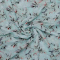 Bluish Thin And Light Leaves Digital Printed Fabric - Pure Georgette – pg 0 ta05861p2 110 bluish thin and light leaves digital printed fabric pure georgette 1